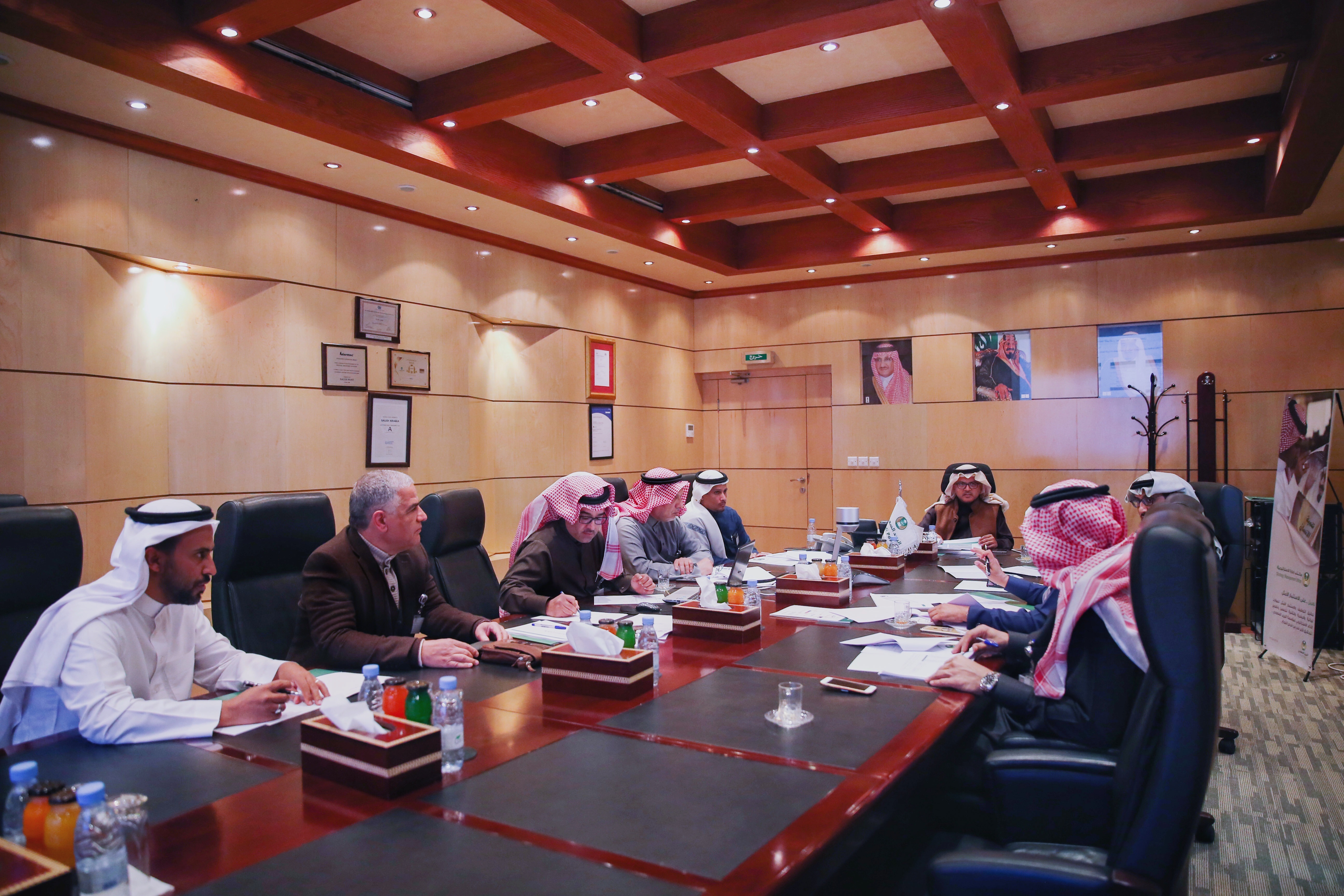 Saudi Post President head Postal Services Company Meeting